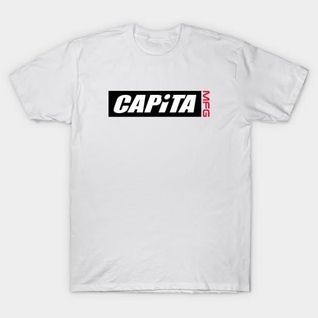 Captia Snowboard Snow 01 Black | Burton Nitro T-Shirt by susugroo